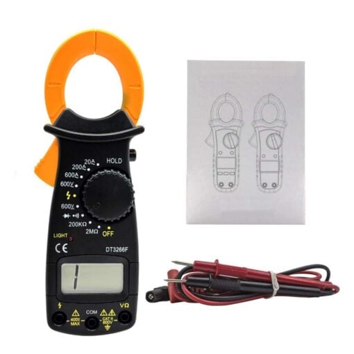 Digital Clamp Multi Meter Voltmeter Ohmmeter – DT3266L 4