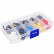 Tactile 4 Pin Micro Button Switch Kit with Caps – Pack of 25 PHI1001861 Phipps Electronics 2