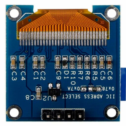 0.96 Inch White OLED Serial Display Module – 128 x 64 4