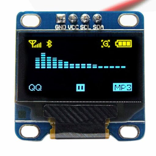 0.96 Inch Yellow and Blue OLED Serial Display Module – 128 x 64 PHI1001983 Phipps Electronics 2