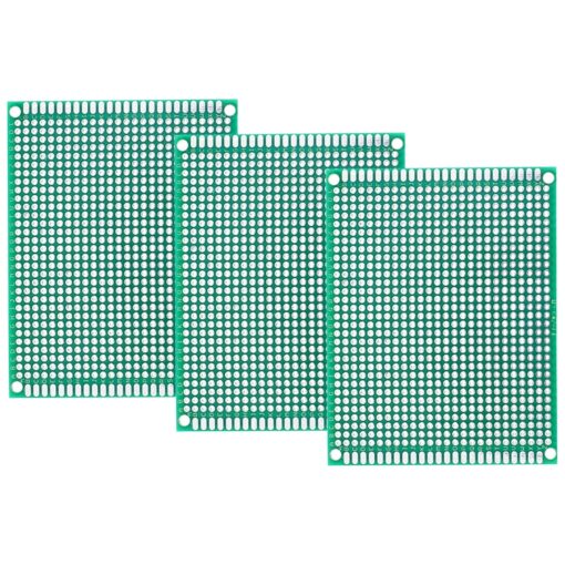 806 Point Solderable PCB Prototype Breadboard 7cm x 9cm – Pack of 3 2