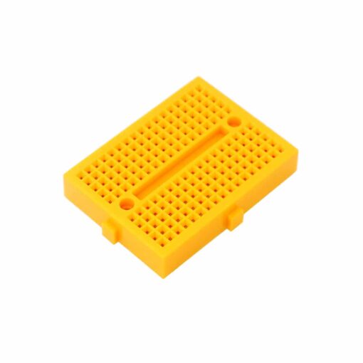 SYB-170 Yellow Mini Solderless Prototype Breadboard with 170 Tie Points – Pack of 3 PHI1002282 Phipps Electronics 3