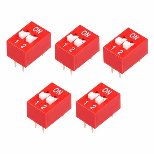 2 Position DIP Switch – Pack of 5 PHI1002128 Phipps Electronics 2