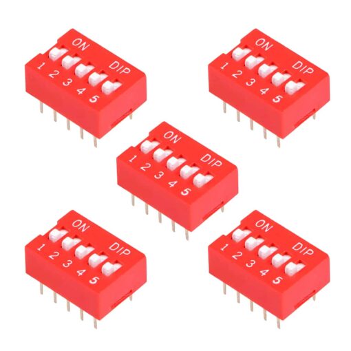 5 Position DIP Switch – Pack of 5 PHI1002131 Phipps Electronics 2