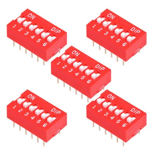 6 Position DIP Switch – Pack of 5 PHI1002132 Phipps Electronics 2