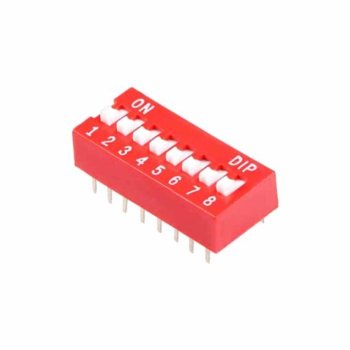 8 Position DIP Switch – Pack of 5 3