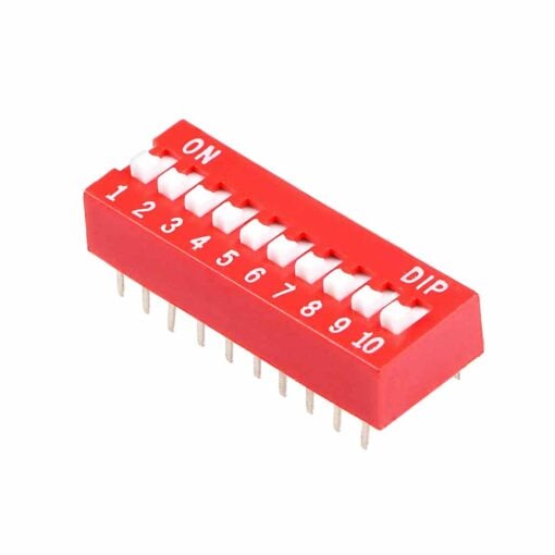 10 Position DIP Switch – Pack of 5 3