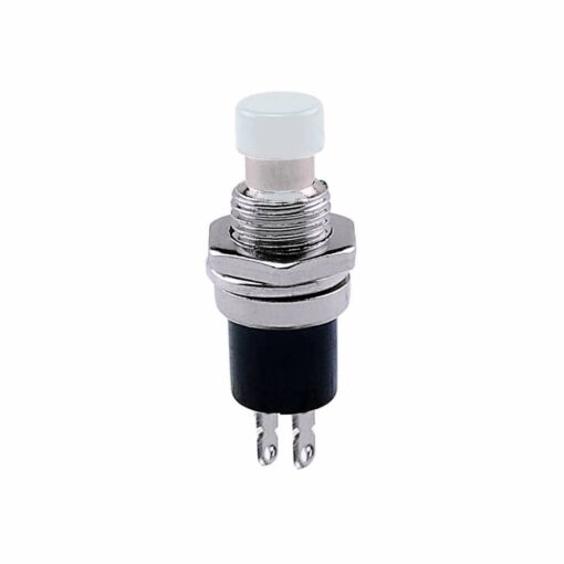 White Push Button Switch PBS-110 – Pack of 5 3