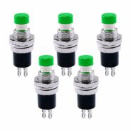 Green Push Button Switch PBS-110 – Pack of 5 PHI1002139 Phipps Electronics