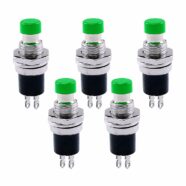 Green Push Button Switch PBS-110 – Pack of 5 2