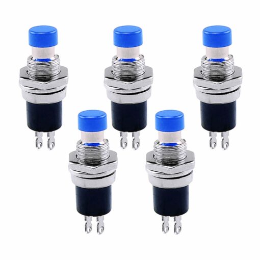 Blue Push Button Switch PBS-110 – Pack of 5 PHI1002140 Phipps Electronics 2