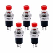 Red Push Button Switch PBS-110 – Pack of 5 PHI1002141 Phipps Electronics