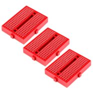 SYB-170 Red Mini Solderless Prototype Breadboard with 170 Tie Points – Pack of 3 PHI1002281 Phipps Electronics