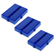 SYB-170 Blue Mini Solderless Prototype Breadboard with 170 Tie Points – Pack of 3 PHI1002283 Phipps Electronics