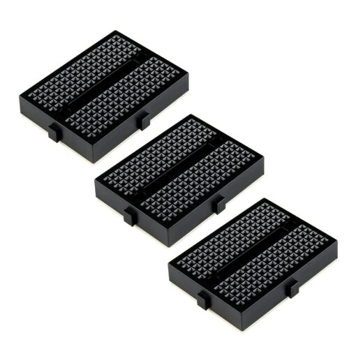 SYB-170 Black Mini Solderless Prototype Breadboard with 170 Tie Points – Pack of 3 PHI1002284 Phipps Electronics 2