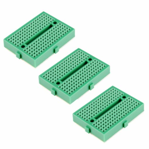 SYB-170 Green Mini Solderless Prototype Breadboard with 170 Tie Points – Pack of 3 PHI1002285 Phipps Electronics 2