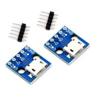 CJMCU 5V Micro USB Power Adapter Breakout Board – Pack of 2 PHI1002200 Phipps Electronics