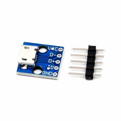 CJMCU 5V Micro USB Power Adapter Breakout Board – Pack of 2 PHI1002200 Phipps Electronics 5