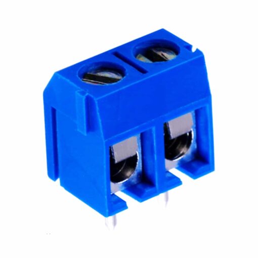 2 Pin 5mm Terminal Block Screw Connector – Pack of 5 3
