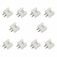 XH 2 Pin Straight White Connector Block 2.54mm Pitch – Pack of 10