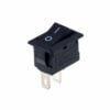 2 Pin SPST KCD11 Black Rocker Switch - Pack of 5 - Image 3