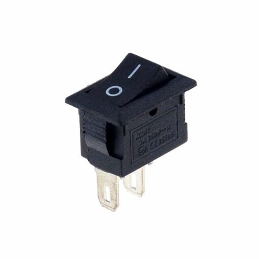 2 Pin SPST KCD11 Black Rocker Switch – Pack of 5 4