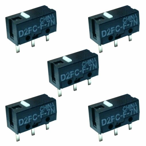 D2FC-F-7N 3 Pin Micro Switch – Pack of 5 PHI1002301 Phipps Electronics 2