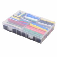 385 Piece Heat Shrink Tube Wrap Pack with Case – 7 Colours 9 Sizes PHI1002135 Phipps Electronics