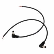 Right Angle Male DC Power Adapter 0.5m Cable 5.5mm x 2.5mm – Pack of 2 PHI1002146 Phipps Electronics