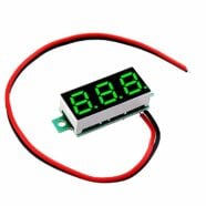 0.28 Inch Green Digital DC Voltmeter – 2.5V – 30V Range PHI1002193 Phipps Electronics