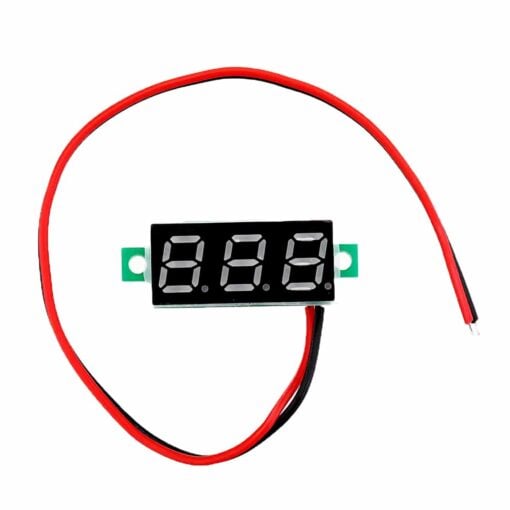 0.28 Inch Green Digital DC Voltmeter – 2.5V – 30V Range 3