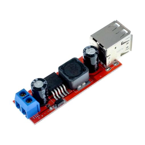 DC-DC Dual USB Step Down Power Converter Module – 6-40V to 5V 3A 5