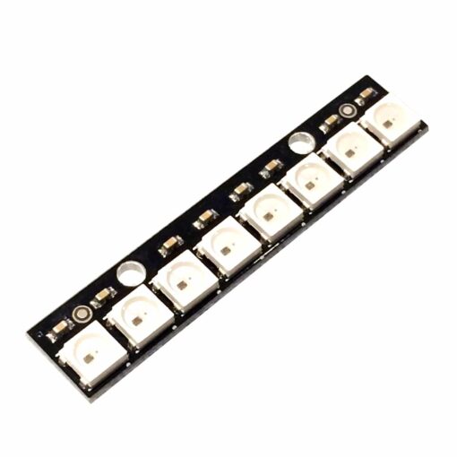 8 Bit WS2812 5050 RGB LED Module with Drivers PHI1002248 Phipps Electronics 2
