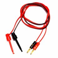 4MM Banana Plug to Test Hook Clip – 1 Pair PHI1002122 Phipps Electronics 2