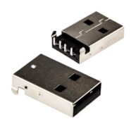 USB Type A Male Right Angle Connector – Pack of 5 PHI1002161 Phipps Electronics