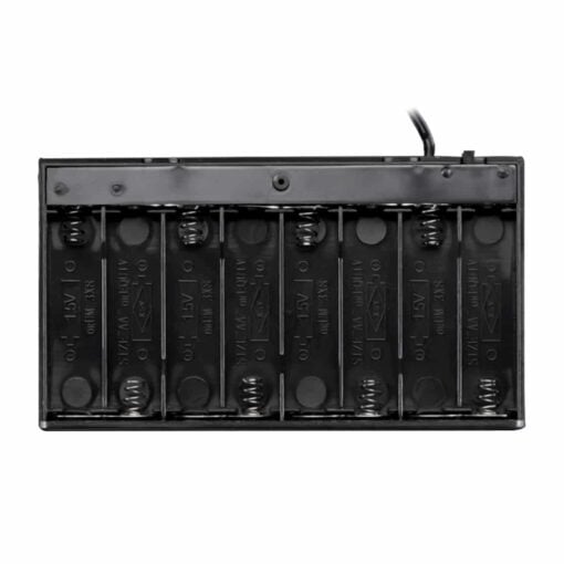 8 x AA Enclosed Battery Holder to Jack Adapter with On and Off Switch 3
