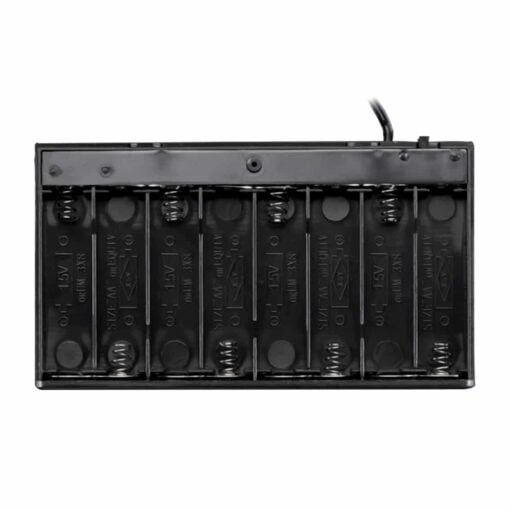 8 x AA Enclosed Battery Holder to Jack Adapter with On and Off Switch PHI1002168 Phipps Electronics 3