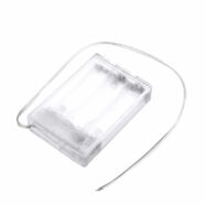3 x AA Enclosed Transparent Battery Holder Box PHI1002170 Phipps Electronics