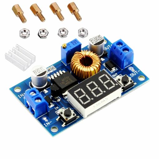 DC-DC Adjustable Step Down 5A 75W  Power Supply Module with Voltmeter – XL4015 PHI1002261 Phipps Electronics 2