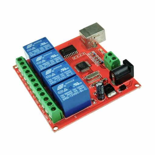 4 Channel 5V Low Level USB Relay Module 3