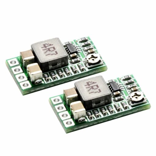 DC-DC Mini Step-Down 4-24V to 5V 3A Converter Power Supply Module – Pack of 2 PHI1002297 Phipps Electronics 4