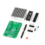 MAX7219 MCU and 8 x 8 Red LED Display Module Kit – DIY PHI1002298 Phipps Electronics
