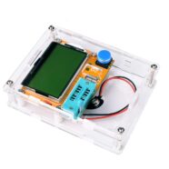 LCR-T4 Digital Component Tester with Protective Case – 12846 LCD Display PHI1002173 Phipps Electronics