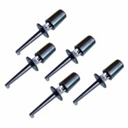 Black Multimeter Lead Wire Test Hook – Pack of 5 PHI1002213 Phipps Electronics