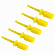 Yellow Multimeter Lead Wire Test Hook – Pack of 5 PHI1002214 Phipps Electronics