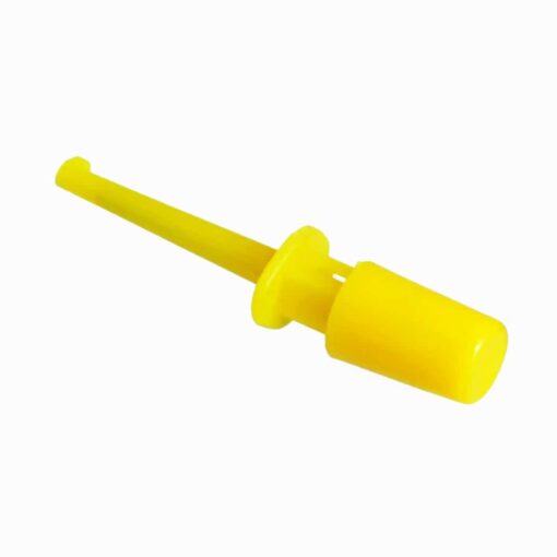 Yellow Multimeter Lead Wire Test Hook – Pack of 5 3