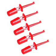Red Multimeter Lead Wire Test Hook – Pack of 5 PHI1002217 Phipps Electronics