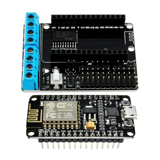 NodeMCU ESP-12E Development Board with Motor Shield Expansion Kit PHI1002273 Phipps Electronics 2