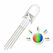 5MM RGB Water Clear Lens LED Diode Common Cathode – Pack of 50 PHI1002319 Phipps Electronics 2