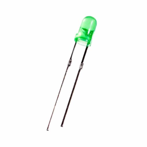 3MM Green Diffused Lens LED Diode – Pack of 100 PHI1002329 Phipps Electronics 2